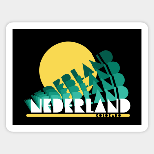 Retro Nederland Colorado Sun Sticker